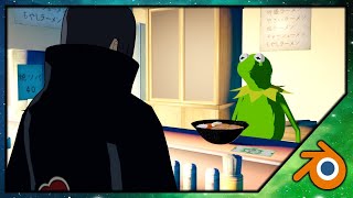 Kermits Ramen Shop Episode 2 [Blender Animation]