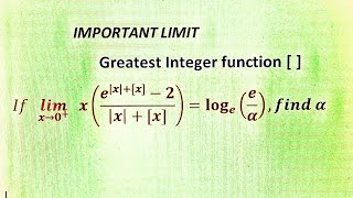 Limits involving greatest Integer Function and absolute value function.