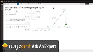 Find the distance between two points in the coordinate plane (3 techniques on Desmos)