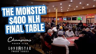Lone Star Poker Series | $400 Monster Final Table