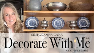 Simple Americana Decorate With Me + New Decor Finds!