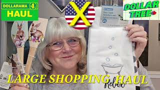 #320 MASSIVE SHOPPING HAUL! DOLLARAMA * DOLLAR TREE * WALMART * + MORE * USA BOYCOTT * SHOP CANADIAN