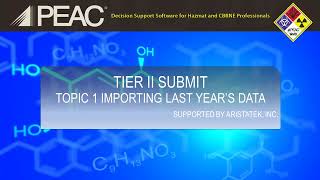 Tier2Submit: Topic 1. Importing Data from the Previous