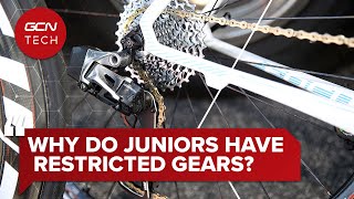 Why Do Junior's Race On Restricted Bike Gears? | GCN Tech Clinic #AskGCNTech