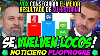 VOX ROZA EL 16% en las ENCUESTAS y VUELVE LOCO JUNTO a TRUMP y MILEI al PROGRE EUPREPIO PADULA!