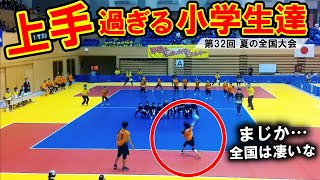 【ドッジボール】マジでうまい!!全国大会に出場しているレベチな小学生達 第32回 夏の全国大会 原小ファイターズ(宮城県代表) VS ST Enjoys(茨城県代表)