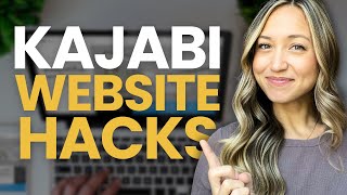 7 Hacks to Build a BEAUTIFUL Website in Kajabi (you didn't know!)