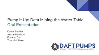 NU MSDS 498 Capstone Presentation - Daft Pumps