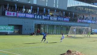 FC.ISE-SHIMA vs FC刈谷　FC.ISE-SHIMA 3点目 9番 濱田竜輝 選手 のゴール