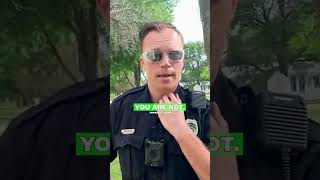 Homeowner Schools Tyrant Cop On Private Property! Newton Iowa