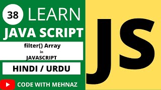 Filter Array In JavaScript -JavaScript Tutorial in Hindi