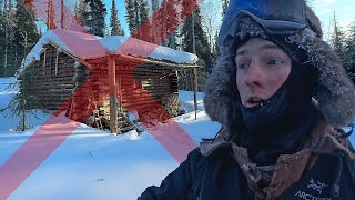 Failed Cabin Trip. Snowmachine troubles deep in Alaskan Backcountry.