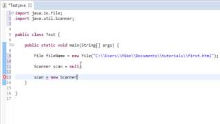 Java - I/O - Reading Files with Scanner