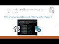 SQL Grouping and Advanced Filtering with ChatGPT