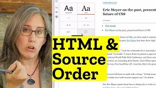 HTML Source Order and When There’s No CSS