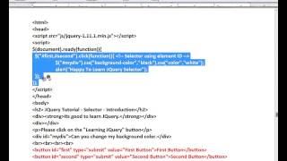MULTIPLE SELECTORS IN JQUERY DEMO