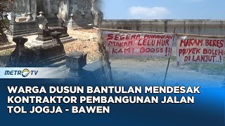 Warga Minta Kontraktor Jalan Tol Jogja Bawen Relokasikan Makam