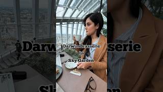 Lunch at the Darwin Brasserie in London’s Sky Garden! #skygarden #londonattractions #londontravel