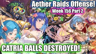 Sweeping NEAR SAVE Catria Balls With 11 Actions Galeforce! | Aether Raids - Week 156 Part 2 [FEH]