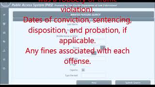Can you check warrants online