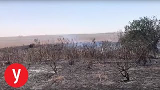 בלוני התבערה חוזרים לעוטף: אירוע שריפה ביער כיסופים