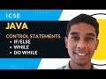 ICSE Java: Control Statements - If, Else, While & Do While