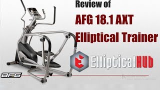 Review of AFG 18.1 AXT Elliptical Trainer