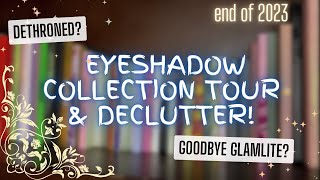 Eyeshadow Collection and Declutter! | December 2023