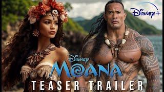 MOANA (2024) Live Action | New Trailer Zendaya, Dwayne Johnson, Disney+ | Concept
