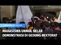 Demonstrasi Mahasiswa UNMUL Diwarnai Aksi Saling Dorong | Liputan 6 Kaltim