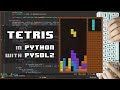 ASMR Programming: Tetris in Python with PySDL2 - No Talking