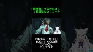 2024年11月26日 Holiveランキング 10位: フブキCh。白上フブキ  0