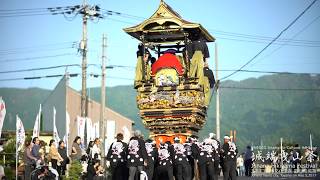 4K 城端曳山祭 2018 Johana Hikiyama festival