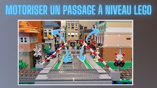 Comment motoriser un passage à niveau Lego