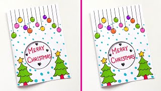 🎄 Merry Christmas Greeting Card 🎄 | Easy \u0026 Cute Christmas Card | How to Make Christmas Card Ideas