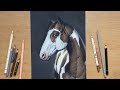 Colored Pencil Drawing of a Horse