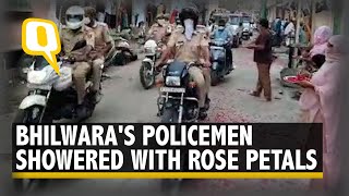 'Khaki Ko Salaam': Residents of Bhilwara Shower Policemen With Rose Petals, Applaud Their Effort