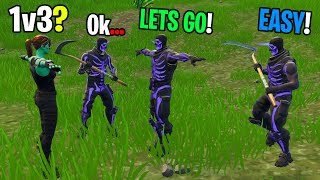 Ghoul Trooper Takes On 1v3 Against NEW Purple Skull Troopers In Playground INSANE BUILD BATTLES