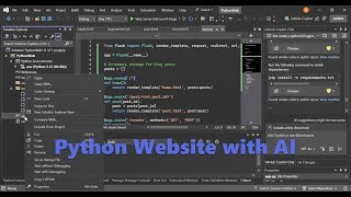 Python Web App: Visual Studio 2022 Meets GitHub Copilot