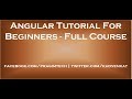 Angular tutorial for beginners