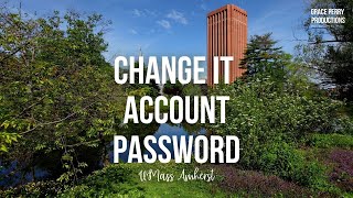 Change IT Account Password at | UMass Amherst