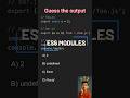 Javascript interview questions -es6 #shorts #short #shortsfeed #webdevelopment #javascript #ytshorts
