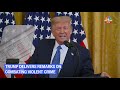 trump delivers remarks on combating violent crime nbc news