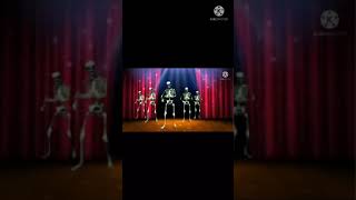 bala bala song with skeleton dance