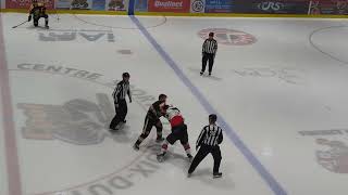 Fight/Bagarre André Thibault vs Chris Cloutier 18 janvier 2025