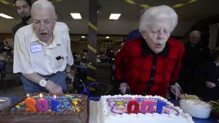 Sister and brother centenarians party like they're 99