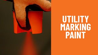 Utility Marking Paint - Inverted Tip Spray Can