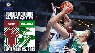 UP vs. DLSU - September 25, 2019 | 4th Quarter Highlights | UAAP 82 MB