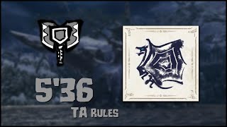 [MHRise] Kushala Daora - Charge Blade [TA Rules] (5'36) (No Buddies/WyRide)