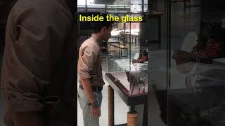 inside the glass ? কাচের ভিতর যা দেখলাম 😮 #shorts